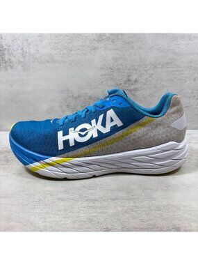 Hoka One One Rocket X Running Shoes - Men's Size 9 / Women's 10 - Blue